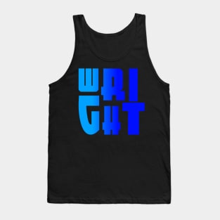 Wright, name, typography Tank Top